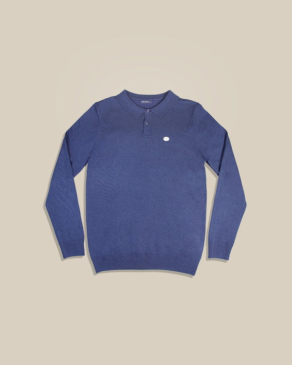 Men's polo neck solid DMC Sweater