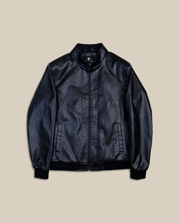 Regular fit PU Jacket